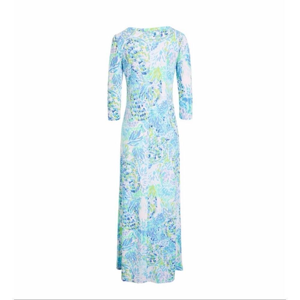 Lilly Pulitzer Palmetto Dress in Multi Shell of a Party Blue Size S - Picture 3 of 12